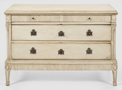 an antique chest of drawers with drawers and drawers on each side