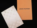 étui à passeport Louis Vuitton blanc et orange
