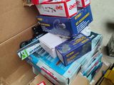 many boxes that are stacked on top of each other