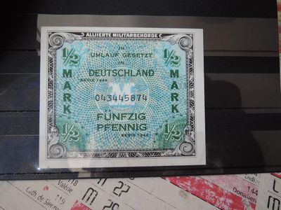 BILLET ALLEMAGNE 1/2 MAK 1944a - NEUF 25 - 35 EURO