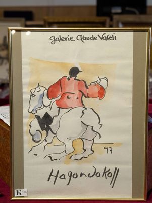 HAGONDOKOFF Constantin (1934-2023) - Encre et aquarelle sur …