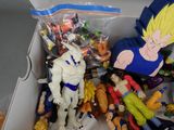 a box full of dragon ball action figures in it