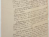 a letter written in black ink on a piece of paper