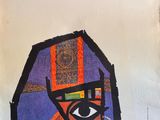 une image représentant une affiche sur laquelle figure le visage d'une femme