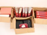 many boxes that are filled with different types of items