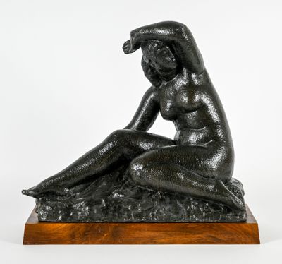 Henry PARAYRE (1879-1970) Femme au bras levé.