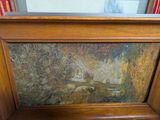 a picture of a picture of a painting in a wooden frame