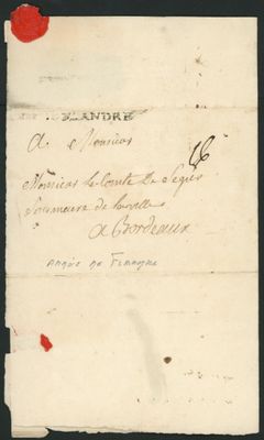 France : Armée de Flandre, lettre écrite du champ de bataill…