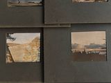 a picture of a bunch of pictures hanging on a wall
