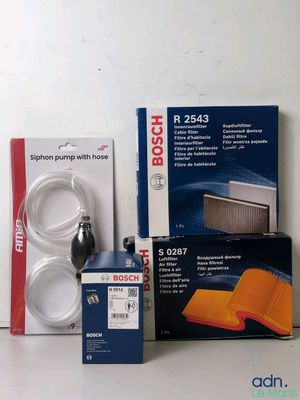 a picture of a box of cleaning supplies on a table