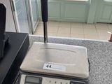 an image of a scale on a counter top
