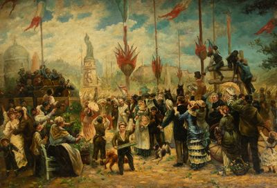 École de la fin du XIXème siècle, d’après Alfred ROLL (1846-…