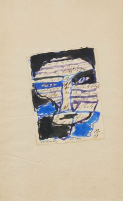 l'image d'un dessin d'un visage d'homme sur une feuille de papier