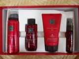 the ritual gift set includes a body lotion, lotion, and lotion