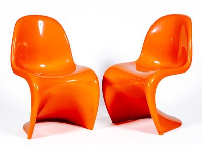 Verner PANTON (1926-1998) - Edition Herman Miller - Paire de… - Photo 1