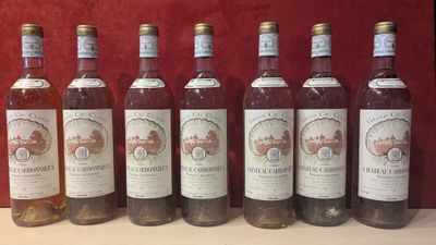7 Bouteilles de Château CARBONNIEUX 1990 Blanc - GCC - PESSA…