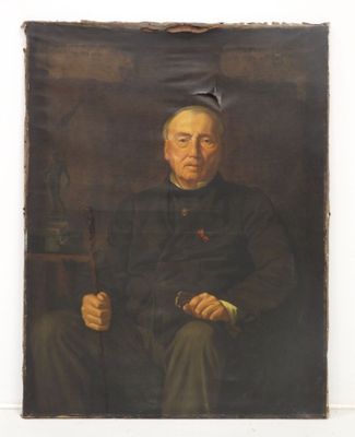 portrait of a man in a military uniform sitting in a chair