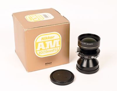 a box with a camera lens on it and a box with a camera lens on it