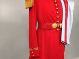 an image of a red uniform on a mannequin mannequin
