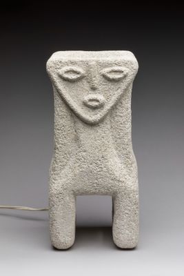 an image of a sculpture of a person with a head on it