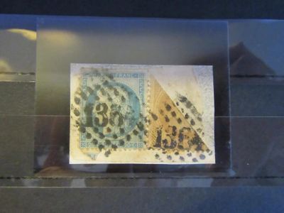153.5 - FRANCE - LETTRE 1/2 N°28 COUPE + N°37 Ob GC 1364 (DU…
