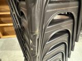 a stack of chairs that are stacked on top of each other
