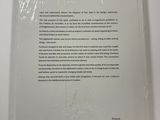 the back cover of a book on a white surface