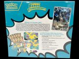 the box of the pokemon trading card game has a picture of a pokemon character