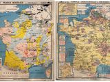 two maps of france and france in the 19th century
