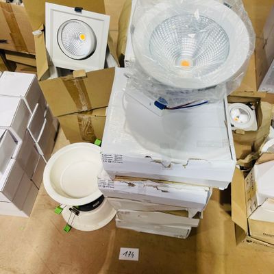a lot of boxes and boxes with a light on them