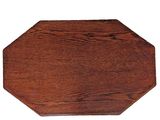 a wooden cutting board on a white background