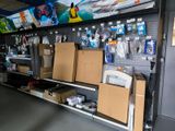 many boxes and boxes on the shelves in the store