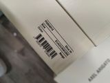 a close up of a box with a barcode on it