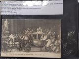 a picture of a picture of a carriage being pulled by a horse
