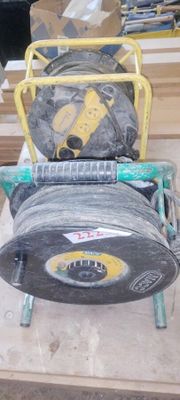 a cart that has a lot of tires on top of it