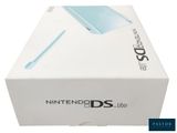 the nintendo ds lite box is open on a white surface