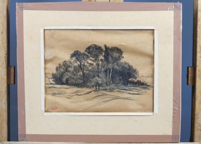 Maximilien LUCE (1858-1941) Arbre