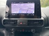 a car dashboard with a gps device in it