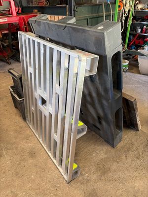 an image of a car being built in a garage
