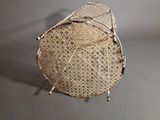 a basket that is sitting on top of a table
