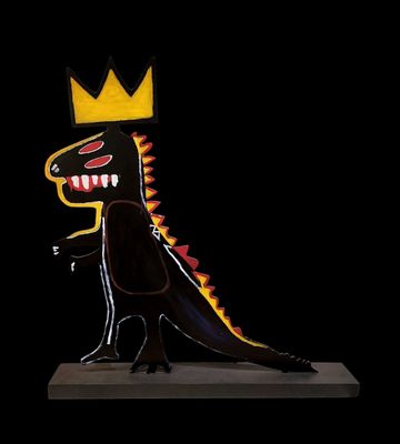 J.M. BASQUIAT (1960/1988) d’après – DINOSAURE - Hommage à BA…