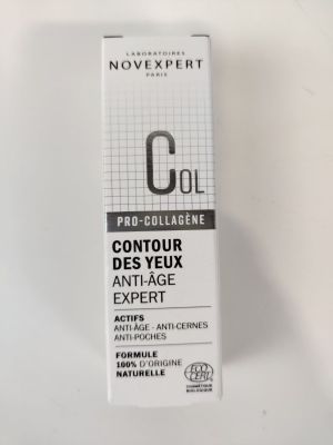 a close up of a box of cosmetics on a white surface