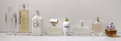 Lot de 8 eaux de toilette/parfum de marques KENZO, CK, BOSS... - Marqu