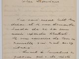 une lettre manuscrite d'une personne à sa mère