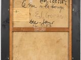 an old picture of a piece of paper with writing on it