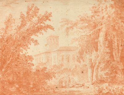 École FRANCAISE du XVIIIe siècle, dans le goût d'Hubert ROBE…