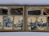 an open book with pictures of different buildings and buildings on it