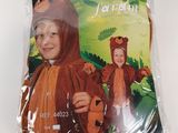 a plastic bag with a picture of a little boy in a monkey costume