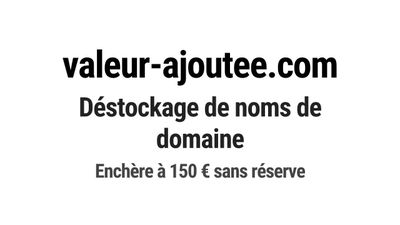 Nom de domaine valeur-ajoutee.com.