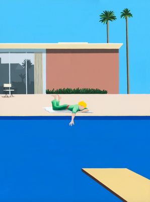 Le Petit Prince revisite David Hockney, 2023